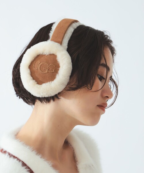 UGG(アグ)の「【WEB限定】UGG(R) / W SHEEPSKIN EMBROIDERY EARMUFF(イヤーマフ・レディース・ブラック/ブラウン系その他3・ONE SIZE)」の5枚目の写真