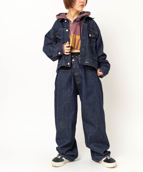 RNA(アールエヌエー)の「R4488 イージーBIGパンツ(デニムパンツ・レディース・ワンウォッシュ・MEDIUM)」の20枚目の写真