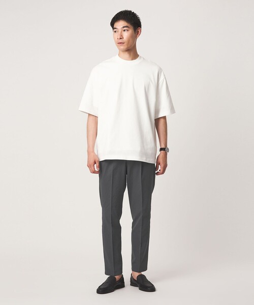 green label relaxing(グリーンレーベルリラクシング)の「【WEB限定】JUST fit サッカー イージー 2P スラックス(スラックス・メンズ・ダークグレー/ネイビー・S/XL/L/M)」の20枚目の写真