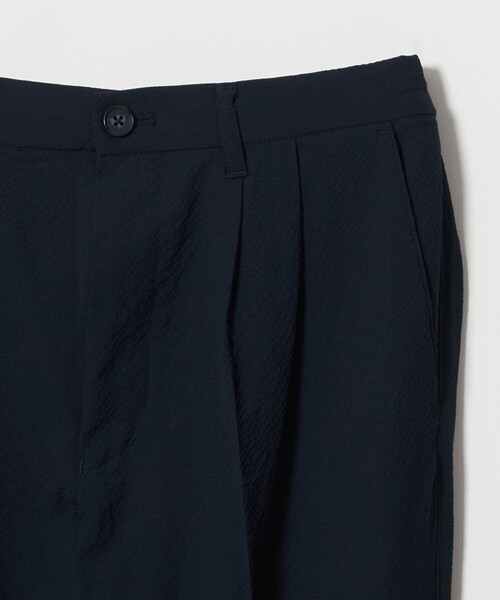green label relaxing(グリーンレーベルリラクシング)の「【WEB限定】JUST fit サッカー イージー 2P スラックス(スラックス・メンズ・ダークグレー/ネイビー・S/XL/L/M)」の6枚目の写真