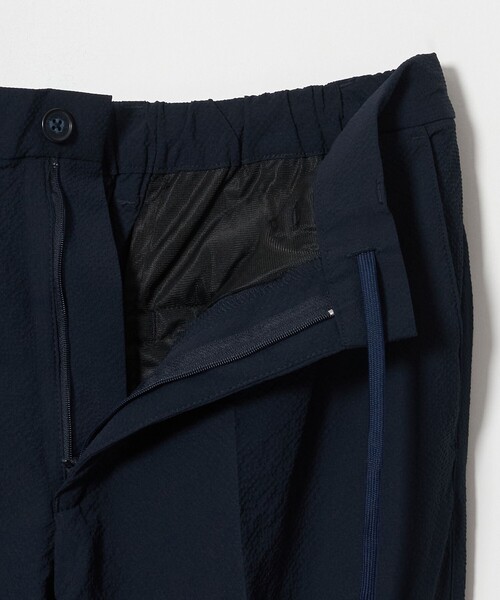 green label relaxing(グリーンレーベルリラクシング)の「【WEB限定】JUST fit サッカー イージー 2P スラックス(スラックス・メンズ・ダークグレー/ネイビー・S/XL/L/M)」の5枚目の写真