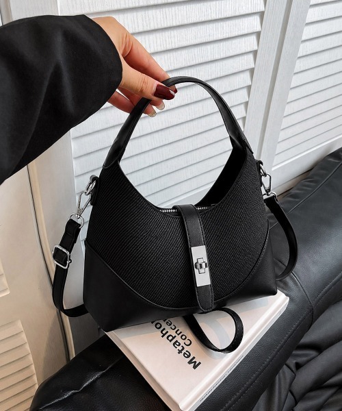 Miniministore(ミニミニストア)の「ショルダーバッグ 斜めがけ鞄ハンドバッグ(ショルダーバッグ・レディース・ベージュ/ブラック/ブルー/アイボリー・FREE)」の10枚目の写真