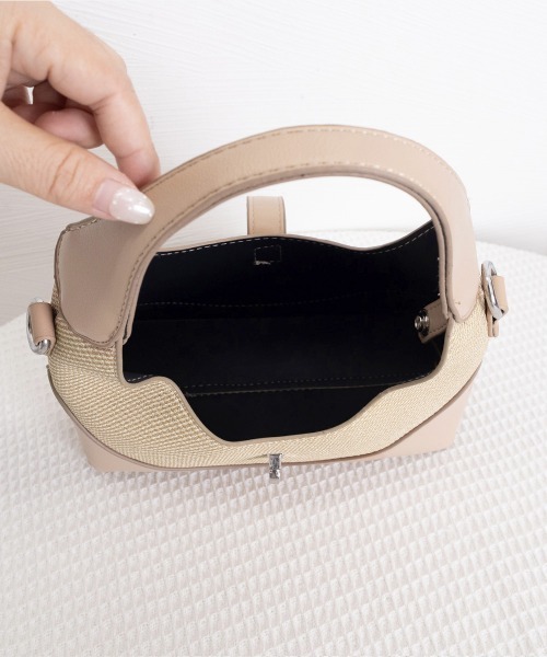 Miniministore(ミニミニストア)の「ショルダーバッグ 斜めがけ鞄ハンドバッグ(ショルダーバッグ・レディース・ベージュ/ブラック/ブルー/アイボリー・FREE)」の8枚目の写真