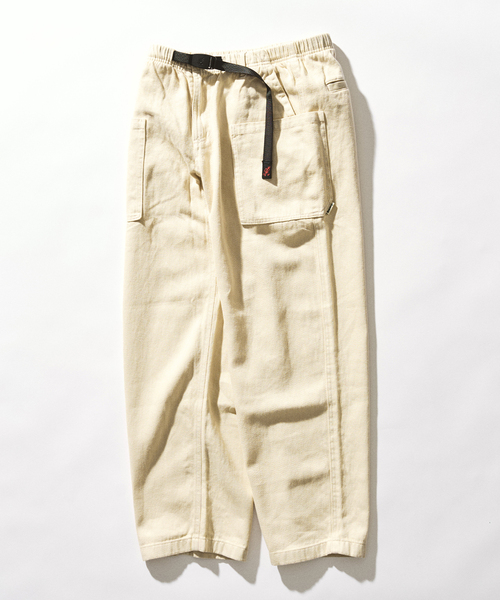 417 EDIFICE(フォーワンセブンエディフィス)の「Gramicci / グラミチ HEMP RELAXED PANT(カーゴパンツ・メンズ・アイボリー/カーキ・X-LARGE/MEDIUM/LARGE)」の4枚目の写真