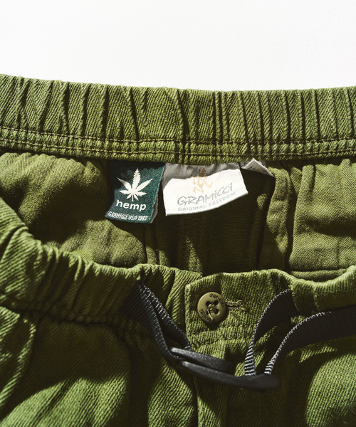 417 EDIFICE(フォーワンセブンエディフィス)の「Gramicci / グラミチ HEMP RELAXED PANT(カーゴパンツ・メンズ・アイボリー/カーキ・X-LARGE/MEDIUM/LARGE)」の13枚目の写真