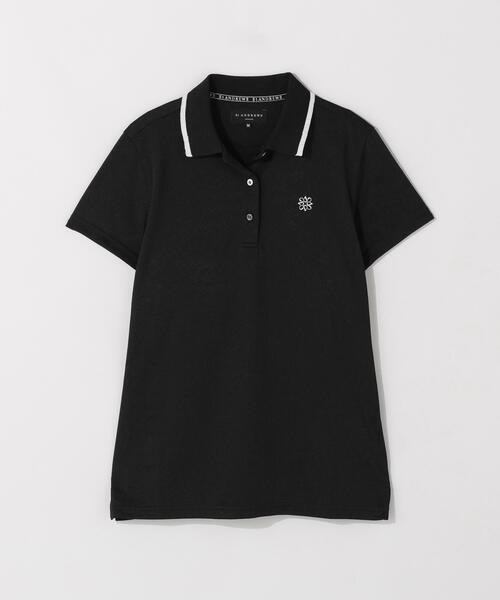 St ANDREWS(セントアンドリュース)の「【St ANDREWS】千鳥レオパードジャガード半袖ポロシャツ (WOMENS)(ポロシャツ・レディース・ホワイト/ブラック・M/S/L)」の5枚目の写真