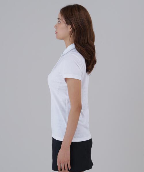St ANDREWS(セントアンドリュース)の「【St ANDREWS】千鳥レオパードジャガード半袖ポロシャツ (WOMENS)(ポロシャツ・レディース・ホワイト/ブラック・M/S/L)」の11枚目の写真