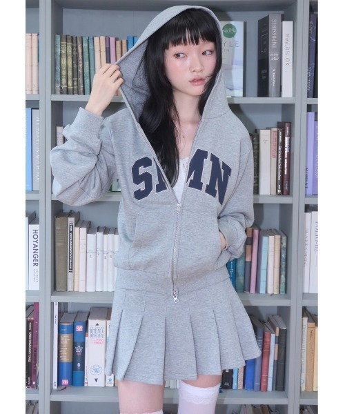 front pocket stripe skirt / フロントポケットストライプスカート