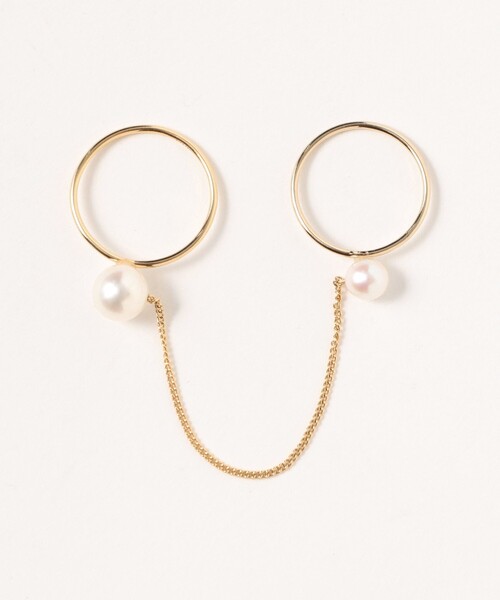 Demi-Luxe BEAMS（デミルクス ビームス）の「jour couture / meteor.04 リング（リング・レディース・ホワイト・ONE SIZE）」の5枚目の写真