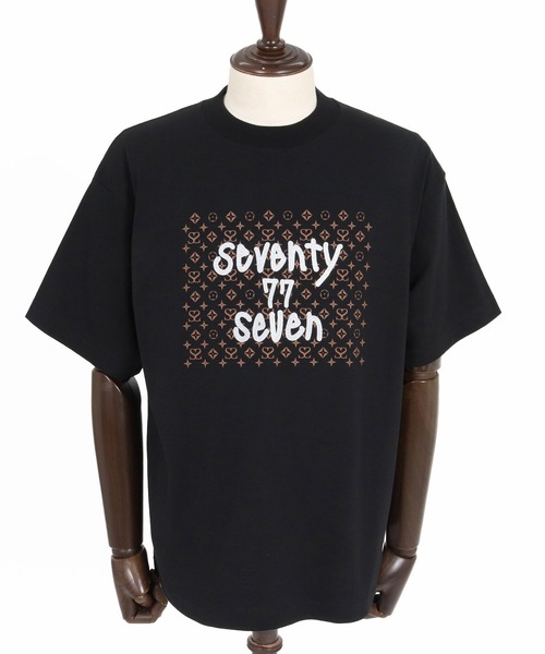 seventy seven（セブンティセブン）の「mt10613- heavy oz  S-S rugged t-shirt (monogram) Tシャツ(7726W260)（Tシャツ/カットソー・メンズ・ホワイト/ブラック/グリーン・S/M/L/XL）」の18枚目の写真