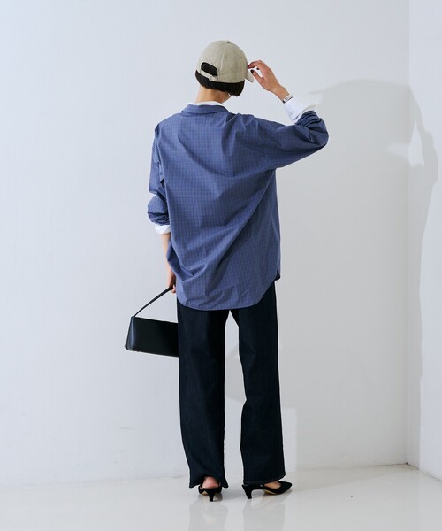 Rouge vif（ルージュヴィフ）の「コットンレイヤーデザインシャツ（シャツ/ブラウス・レディース・ブルー系その他/ダークネイビー・フリー）」の22枚目の写真