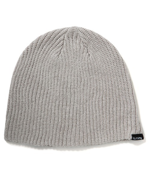 430(フォーサーティ)の「mko13795-CR MID BEANIE ビーニー ニット帽(26-172)(ニットキャップ/ビーニー・メンズ・グレー/アイボリー/ブルー/ブラック・FREE)」の3枚目の写真