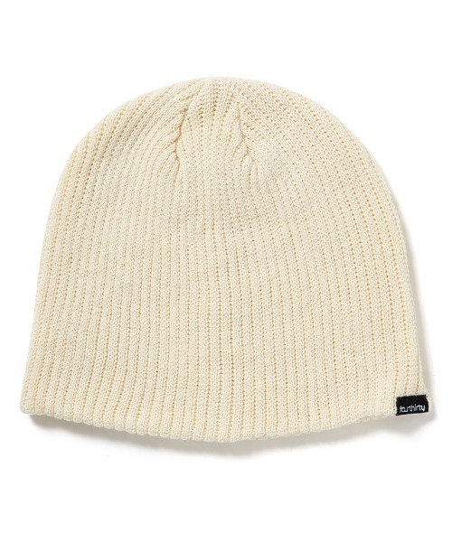430(フォーサーティ)の「mko13795-CR MID BEANIE ビーニー ニット帽(26-172)(ニットキャップ/ビーニー・メンズ・グレー/アイボリー/ブルー/ブラック・FREE)」の2枚目の写真