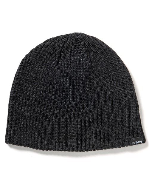 430(フォーサーティ)の「mko13795-CR MID BEANIE ビーニー ニット帽(26-172)(ニットキャップ/ビーニー・メンズ・グレー/アイボリー/ブルー/ブラック・FREE)」の1枚目の写真