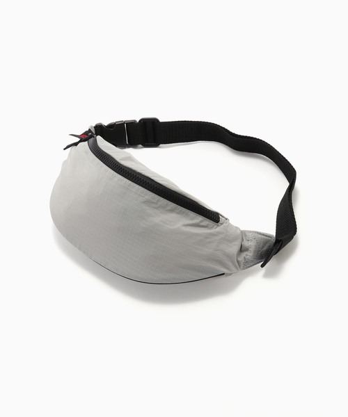 JOURNAL STANDARD(ジャーナルスタンダード)の「XS BAGGAGE × JOURNAL STANDARD WAIST POUCH-LIP STOP(ショルダーバッグ・メンズ・ライトグレー/ピンク/イエロー系その他/アーミー・FREE)」の1枚目の写真