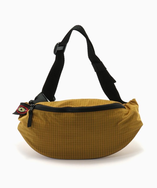 JOURNAL STANDARD(ジャーナルスタンダード)の「XS BAGGAGE × JOURNAL STANDARD WAIST POUCH-LIP STOP(ショルダーバッグ・メンズ・ライトグレー/ピンク/イエロー系その他/アーミー・FREE)」の5枚目の写真