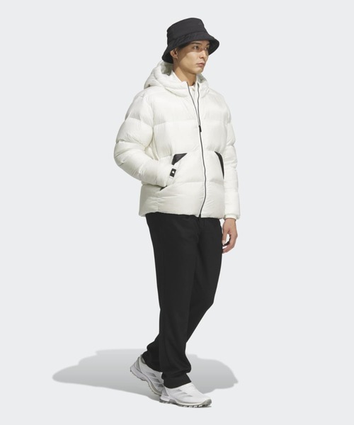 adidas(アディダス)の「PERTEX QUANTUM PUFFYフルジップ ダウンジャケット【adidas Golf/アディダスゴルフ】(ダウンジャケット/コート・メンズ・オフホワイト・XX-LARGE/MEDIUM/LARGE/SMALL/X-LARGE)」の4枚目の写真