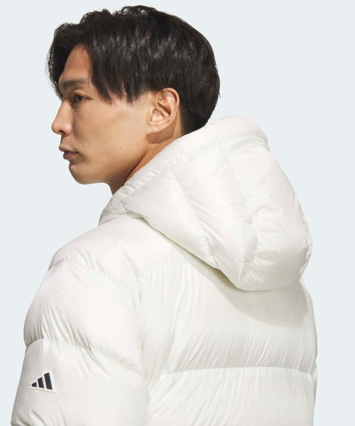 adidas(アディダス)の「PERTEX QUANTUM PUFFYフルジップ ダウンジャケット【adidas Golf/アディダスゴルフ】(ダウンジャケット/コート・メンズ・オフホワイト・XX-LARGE/MEDIUM/LARGE/SMALL/X-LARGE)」の5枚目の写真