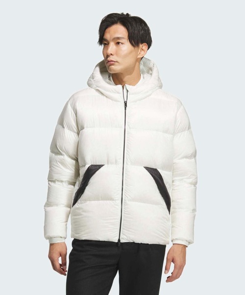 adidas(アディダス)の「PERTEX QUANTUM PUFFYフルジップ ダウンジャケット【adidas Golf/アディダスゴルフ】(ダウンジャケット/コート・メンズ・オフホワイト・XX-LARGE/MEDIUM/LARGE/SMALL/X-LARGE)」の3枚目の写真