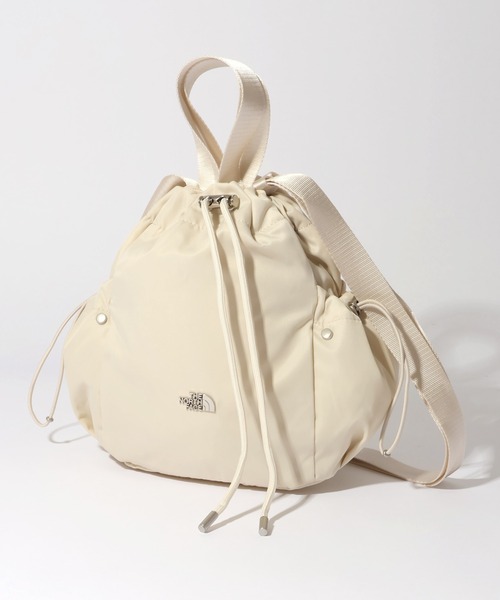 THE NORTH FACE(ザノースフェイス)の「【THE NORTH FACE/ザノースフェイス】BONNEY BUCKET BAG MINI / ボニー バケットバッグ ミニ ショルダーバッグ(ショルダーバッグ・レディース・クリーム/ブラック・FREE)」の4枚目の写真