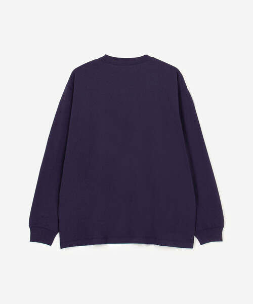 DANTON(ダントン)の「DANTON | クルーネック 長袖Tシャツ SOLID MEN(Tシャツ/カットソー・メンズ・パープル/ダークグリーン・L/S/XL/M)」の5枚目の写真