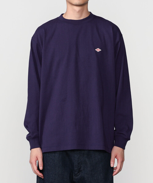DANTON(ダントン)の「DANTON | クルーネック 長袖Tシャツ SOLID MEN(Tシャツ/カットソー・メンズ・パープル/ダークグリーン・L/S/XL/M)」の12枚目の写真
