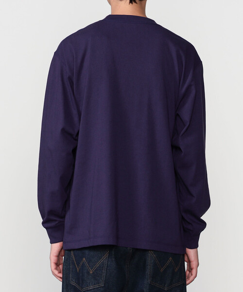 DANTON(ダントン)の「DANTON | クルーネック 長袖Tシャツ SOLID MEN(Tシャツ/カットソー・メンズ・パープル/ダークグリーン・L/S/XL/M)」の10枚目の写真