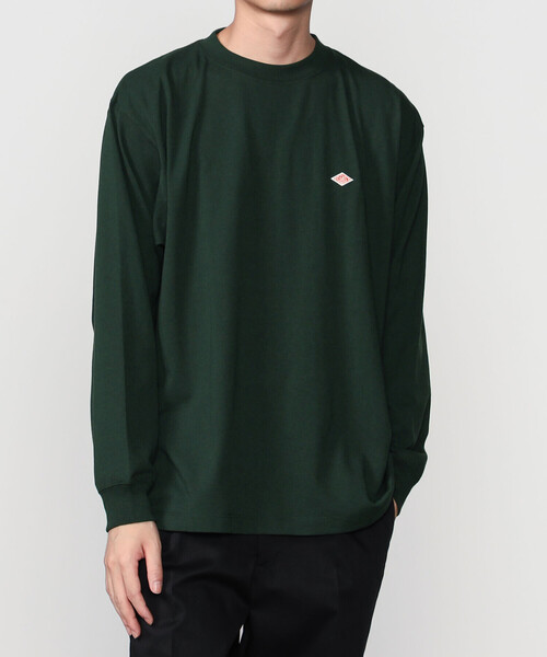 DANTON(ダントン)の「DANTON | クルーネック 長袖Tシャツ SOLID MEN(Tシャツ/カットソー・メンズ・パープル/ダークグリーン・L/S/XL/M)」の7枚目の写真