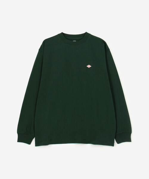 DANTON(ダントン)の「DANTON | クルーネック 長袖Tシャツ SOLID MEN(Tシャツ/カットソー・メンズ・パープル/ダークグリーン・L/S/XL/M)」の3枚目の写真