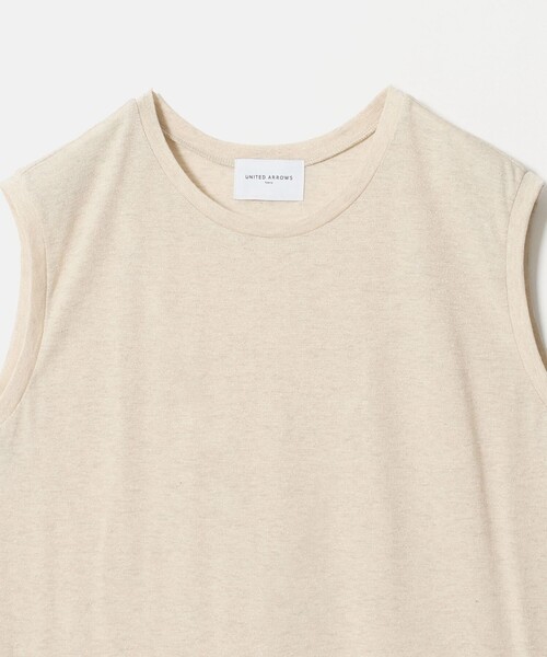 UNITED ARROWS(ユナイテッドアローズ)の「ラメ テンジク ノースリーブ カットソー(Tシャツ/カットソー・レディース・ゴールド/シルバー/ダークグレー・FREE)」の17枚目の写真