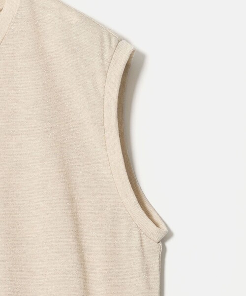 UNITED ARROWS(ユナイテッドアローズ)の「ラメ テンジク ノースリーブ カットソー(Tシャツ/カットソー・レディース・ゴールド/シルバー/ダークグレー・FREE)」の18枚目の写真
