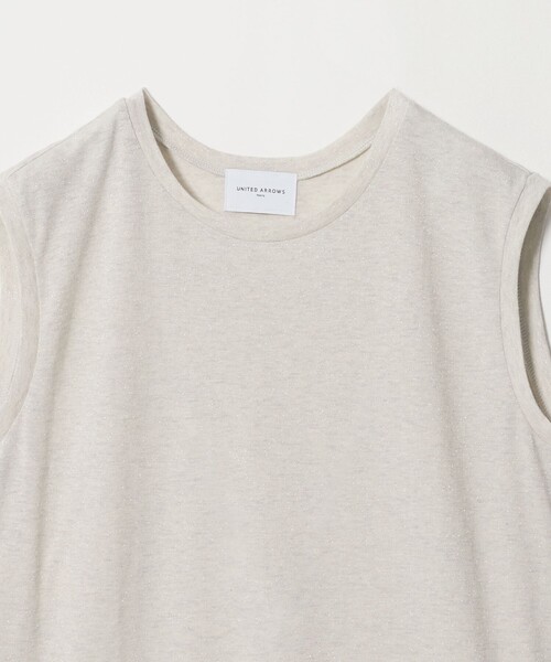 UNITED ARROWS(ユナイテッドアローズ)の「ラメ テンジク ノースリーブ カットソー(Tシャツ/カットソー・レディース・ゴールド/シルバー/ダークグレー・FREE)」の22枚目の写真