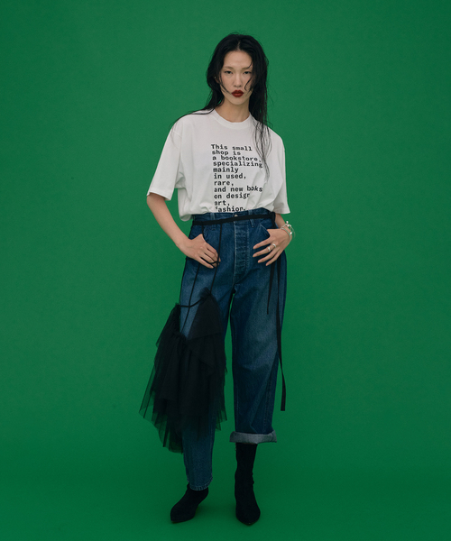 LOOSE JOINTS(ルーズジョインツ)の「LOOSE JOINTS FROTSAMBOOKS S' S/S Tシャツ(Tシャツ/カットソー・レディース・ブラック/ホワイト・MEDIUM)」の14枚目の写真