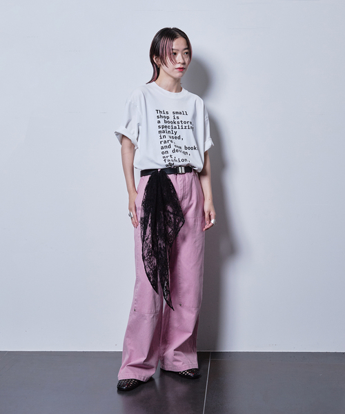 LOOSE JOINTS(ルーズジョインツ)の「LOOSE JOINTS FROTSAMBOOKS S' S/S Tシャツ(Tシャツ/カットソー・レディース・ブラック/ホワイト・MEDIUM)」の17枚目の写真