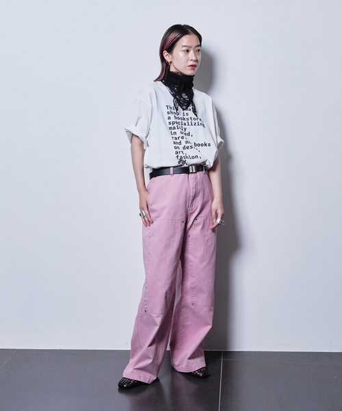 LOOSE JOINTS(ルーズジョインツ)の「LOOSE JOINTS FROTSAMBOOKS S' S/S Tシャツ(Tシャツ/カットソー・レディース・ブラック/ホワイト・MEDIUM)」の18枚目の写真