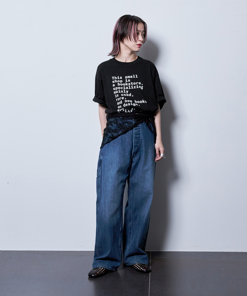 LOOSE JOINTS(ルーズジョインツ)の「LOOSE JOINTS FROTSAMBOOKS S' S/S Tシャツ(Tシャツ/カットソー・レディース・ブラック/ホワイト・MEDIUM)」の20枚目の写真