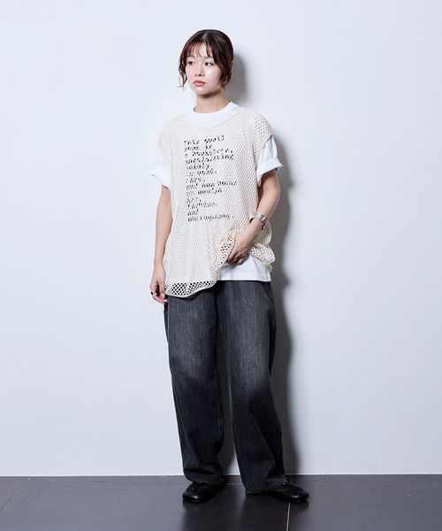 LOOSE JOINTS(ルーズジョインツ)の「LOOSE JOINTS FROTSAMBOOKS S' S/S Tシャツ(Tシャツ/カットソー・レディース・ブラック/ホワイト・MEDIUM)」の22枚目の写真