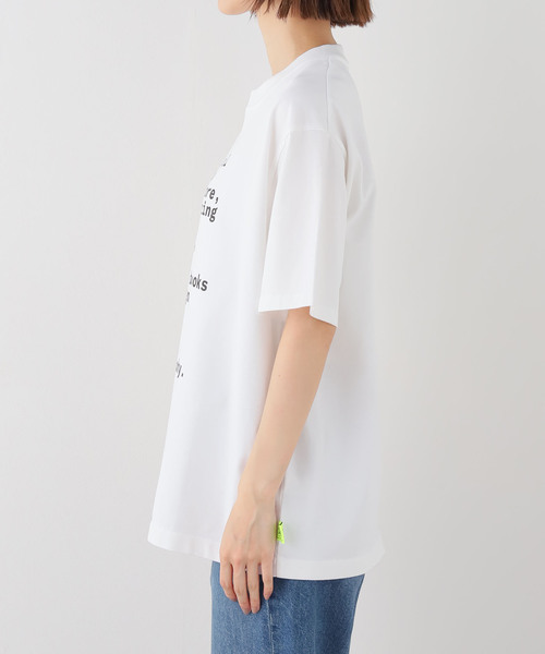 LOOSE JOINTS(ルーズジョインツ)の「LOOSE JOINTS FROTSAMBOOKS S' S/S Tシャツ(Tシャツ/カットソー・レディース・ブラック/ホワイト・MEDIUM)」の3枚目の写真