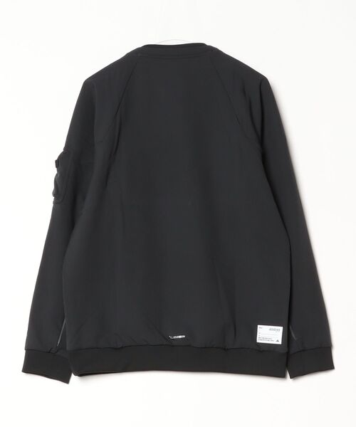 adidas(アディダス)の「クライマウォーム 起毛 クルートップス【adidas Golf/アディダスゴルフ】(ブルゾン・メンズ・ブラック・X-LARGE/SMALL/MEDIUM/LARGE/3XL/XX-LARGE)」の7枚目の写真
