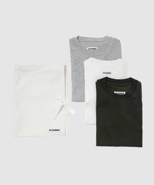 JIL SANDER(ジルサンダー)の「T-SHIRT LS 3 PACK EMB(Tシャツ/カットソー・レディース・その他/その他1・S/M/L/XL)」の2枚目の写真