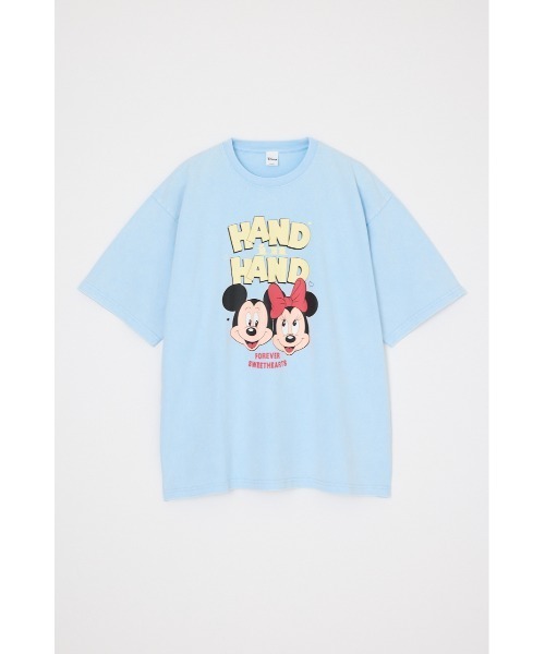 Disney SERIES CREATED by MUS(ディズニーシリーズクリエイテッドバイエムユーエス)の「MD (M&M) HEART BIG Tシャツ(Tシャツ/カットソー・レディース・ブラック/レッド/ブルー・FREE)」の2枚目の写真