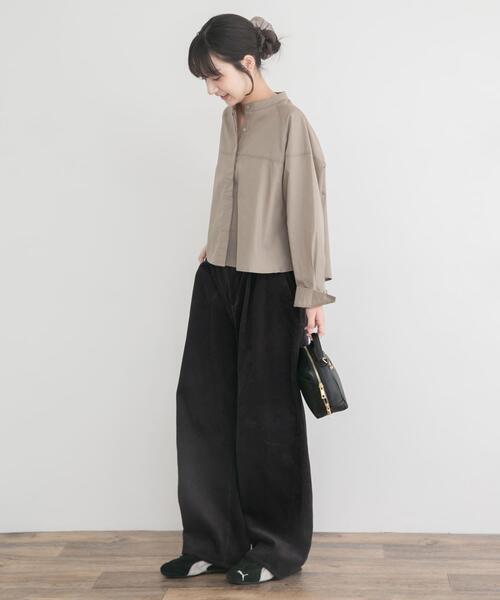 ITEMS URBANRESEARCH(アイテムズ アーバンリサーチ)の「ニットキャミソールレイヤードブラウス(シャツ/ブラウス・レディース・ベージュ/ライトブルー・FREE)」の20枚目の写真