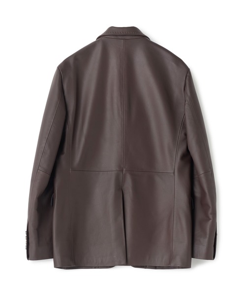MEN'S BIGI(メンズビギ)の「シープレザー テーラードレザージャケット(テーラードジャケット・メンズ・ブラック/ブラウン・01/02/03/04)」の18枚目の写真