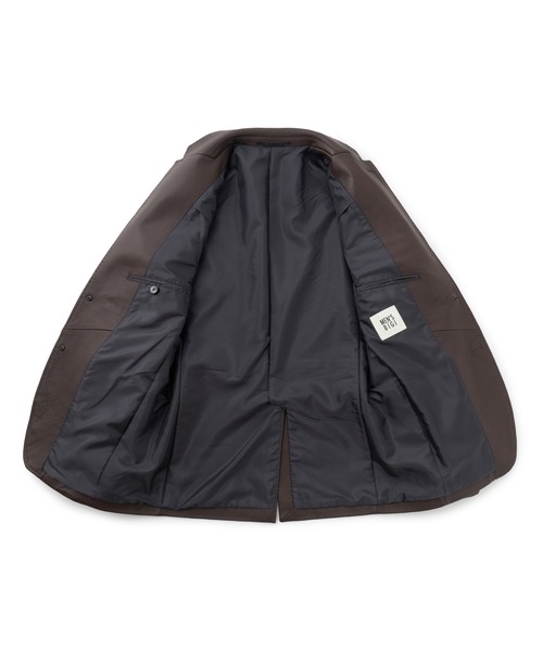 MEN'S BIGI(メンズビギ)の「シープレザー テーラードレザージャケット(テーラードジャケット・メンズ・ブラック/ブラウン・01/02/03/04)」の15枚目の写真