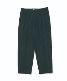 【L'eau bleue】TWILL WIDE TAPERED TUCKED CHINO PANTS