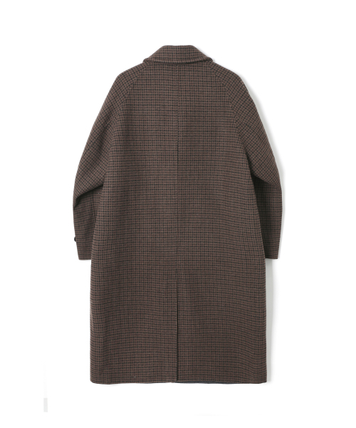 ADHOC(アドホック)の「男女共用セミオーバーバルマカンコート (DK-BROWN) (HBAHC90)(チェスターコート・レディース・その他・FREE/100/95/105)」の2枚目の写真