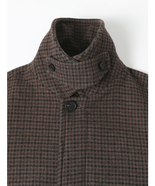 ADHOC(アドホック)の「男女共用セミオーバーバルマカンコート (DK-BROWN) (HBAHC90)(チェスターコート・レディース・その他・FREE/100/95/105)」の3枚目の写真