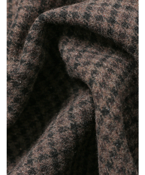 ADHOC(アドホック)の「男女共用セミオーバーバルマカンコート (DK-BROWN) (HBAHC90)(チェスターコート・レディース・その他・FREE/100/95/105)」の7枚目の写真