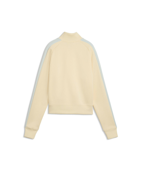 PUMA(プーマ)の「PUMA プーマ ウィメンズ T7 オールウェイズ オン ショート トラック ジャケ(ジャージ・レディース・クリーム/グレー系・MEDIUM/LARGE/X-LARGE/SMALL)」の6枚目の写真