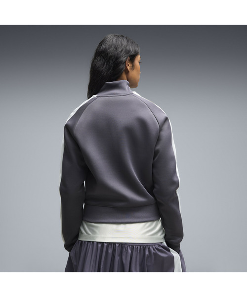 PUMA(プーマ)の「PUMA プーマ ウィメンズ T7 オールウェイズ オン ショート トラック ジャケ(ジャージ・レディース・クリーム/グレー系・MEDIUM/LARGE/X-LARGE/SMALL)」の7枚目の写真